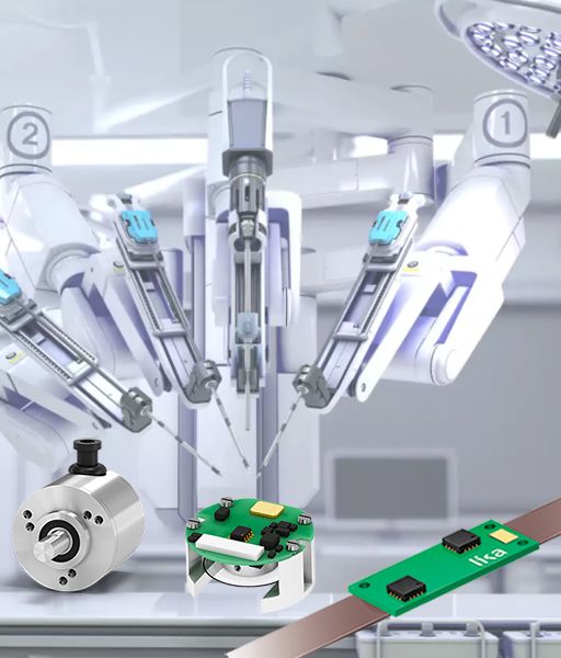 Kit-encoder ultra compatti per robot chirurgici